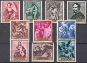 Malarstwo kompletna seria** z 1969 roku czyste 