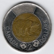 2 dolary, 2012r. Kanada. Królowa Elżbieta II 