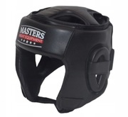 L Kask bokserski MASTERS czarny KTOP-PU-MATT L