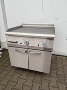 Płyta grillowa elektryczna z szafką STALGAST gładko-ryflowana 8.1kW 973130 