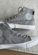 Buty Szare Conversy Wysokie 40 Rozmiar Sneakersy