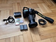 Nikon D300 + Obiektyw 100-300mm + 2 baterie + 3 karty pamięci + akcesoria