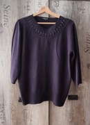 Fioletowy sweter XXL 