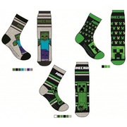 SKARPETY CHŁOPIĘCE MINECRAFT r27/30 3 PARY