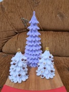 Choinki z wyciorów do stroika lub pokoju