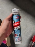 Silikon sanitarny Sporo srebrno-szary 17, 310 ml