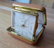 Stary podróżny nakręcany budzik Europa