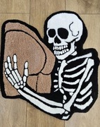 Dywanik ręcznie robiony do łazienki, sypialni, albo przedpokoju tuftingowy