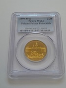 2 złote 1999 PCGS MS64 Pałac Potockich w Radzyniu Podlaskim