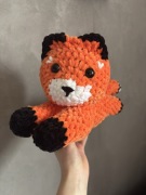 Lisek zrobiony własnoręcznie na szydełku