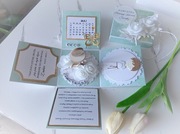 Exploding box kartka 3d pierwsza komunia Święta 