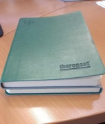 Notatnik notes biurowy podwójny elegancki A5 128 kartek