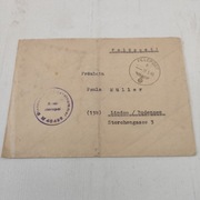 Numer 176 PAULA MÜLLER 11.1.1945R KOPERTA+ LIST