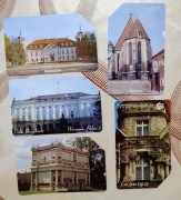 Karta telefoniczna, karty telfoniczne - zestaw - 5 szt Miasta