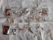 Kolczyki Nausznice Biżuteria Ozdoby na uszy Metalowe - 22 szt.