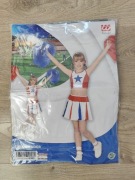 Widmann strój cheerleaderki 140 cm 8–10 lat top spódniczka nowy