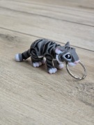 Breloczek Tygrys 3d - Brelok Druk3d fidget Keychain mixGadzet