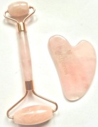 Roller + kamień Gua Sha do masażu twarzy – pudełko #BeBetter