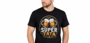 Koszulka T-SHIRT SUPER TATA HIT PREZENT DZIEŃ OJCA 3XL