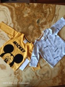 Zestaw, T-shirt długi rękaw, r.62 Disney, Mickey, 