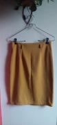 Musztardowa spódnica, roz. S