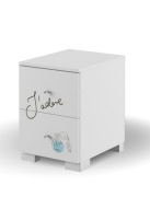 Szafka nocna (2 szt.) FASHION MINT MEBLIK