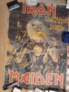 plakat Iron Maiden Live After Death thrash heavy metal rock PRL