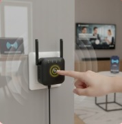 WZMACNIACZ SYGNAŁU WIFI 300MBPS REPEATER AP WPS ROUTER DWIE ANTENY 2.4GHZ