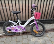 Rowerek dziecięcy WoodSun 14 cali różowy 