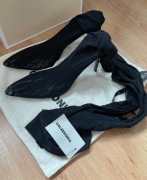 Czarne rajstopy koronkowe ze szpilką Calzedonia viral 39-40