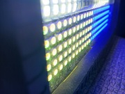 LED strobe kolorofon, sterowanie dźwiękiem DMX na imprezę party