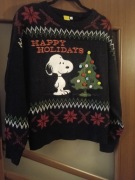 Sweter świąteczny snoopy Peanuts 