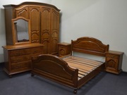 Piękna Sypialnia Dębowa / w ładnym ciemnym kolorze