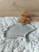 Liść miłorzębu podstawka podkładka tacka beton specjalistyczny