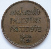 Palestyna 1 mils 1942             _ JK