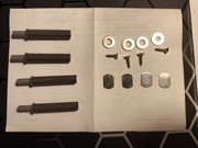 Blum TIP-ON do drzwi szary krótki z magnesem 956.1004 zestaw 4 szt.