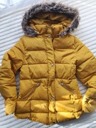ZARA Kids kurtka puchowa miodowa 164
