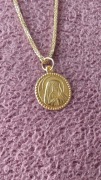 ZŁOTY łańcuszek z medalikiem próba 585