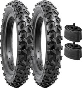 Zestaw 2x Opona 12.5" YunSCM 12 1/2x2 1/4 + 2x Dętka AV  Do Rowerka i Wózka