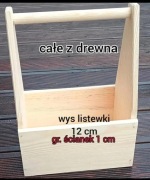 Skrzynki prezentowe/ nosidełka drewniane 