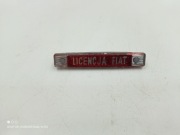 Licencja fiata Fiat 126p 125p emblemat 