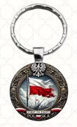 Brelok do kluczy Polska ozdobna zawieszka 