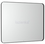 Roca Luna lustro 100x80 cm prostokątne czarne