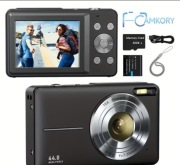 Aparat Cyfrowy 48 MP | Kompaktowy VLOG Camera | Nowy | Styl Retro