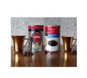 puszka metalowa opakowanie lavazza qualita oro puszka  kawa lavazza