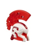 Lego 6889pb02 hełm kask z pióropuszem 71497 biały czerwony spartan