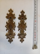 Dwa szyldy niekompletne antyk