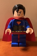 Lego Marvel zegar Figurka Superman budzik z podświetleniem