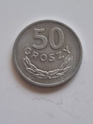 PRL-NAJRZADSZE MONETY OBIEGOWE-50 GR 1968