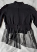 PÓŁGOLF CZARNY ROZ M NEW LOOK